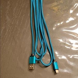 Braided iPhone charger